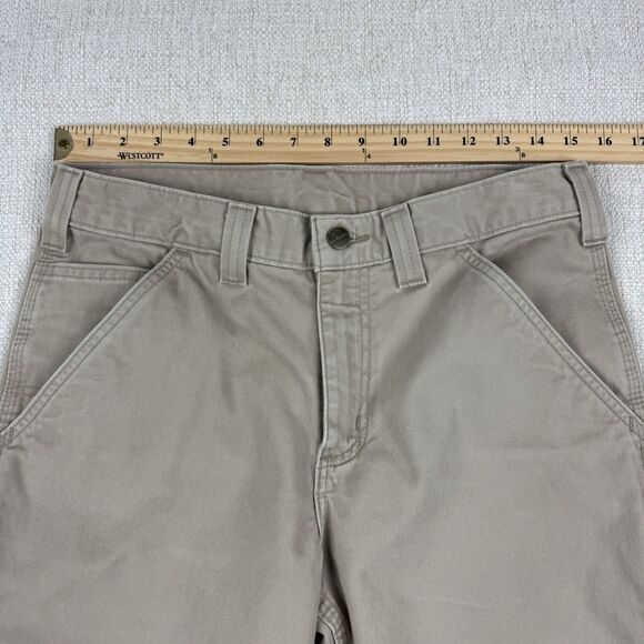 Carhartt B324 FDK Pants Men's Work Relaxed Fit Tan Utility Carpenter - Picture 12 of 16